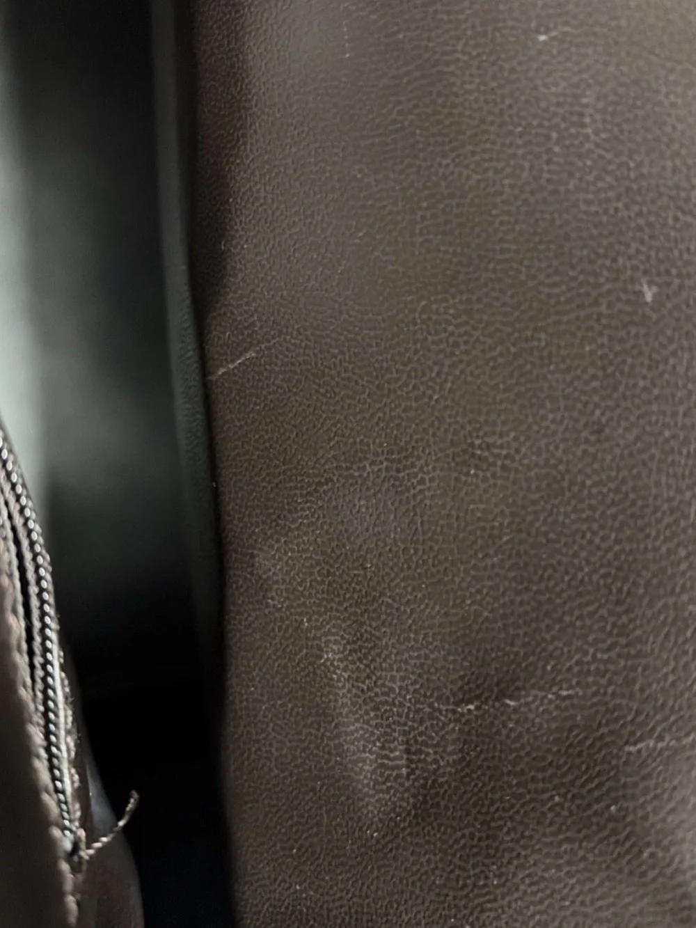Preview Collection Vintage Brown Croc Embossed Leather Satchel Tote Bag Purse